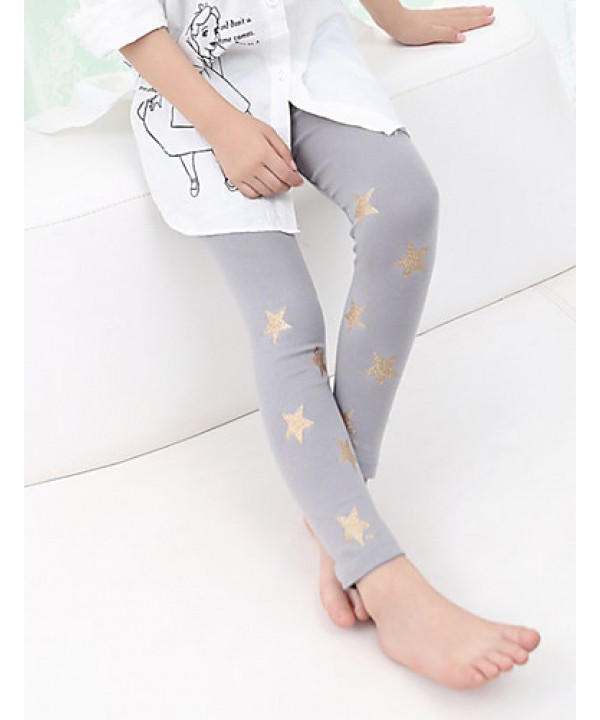 Girl Casual/Daily Solid Pants-Cotton Spring / Fall  